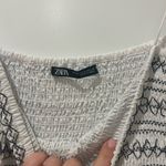 ZARA  Sleeveless Smocked CONTRASTING POPLIN Maxi Dress Photo 2