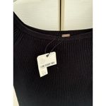 Free People NWT  Chunky Rib Sweater Mini Dress Black & White Size XS Photo 7