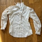 Panhandle Slim Women's Button Up Back Shirt Cream Lace/Western Sz12/34 Vintage Photo 7