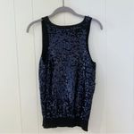 Mango MNG Navy And Black Sequin Tank S Photo 1