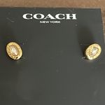 Coach NWT Logo Signature Stud Earrings Photo 4
