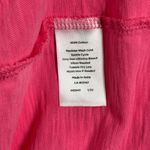 Talbots  Dress Medium Tie Waist Hot Pink Cotton Knit Cap Sleeve Casual Resort Photo 5