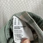 American Eagle  Green White Plaid Smocked‎ Wide Leg Jumpsuit Photo 5