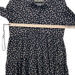 Natural Life  Womans Maxi Dress Size L Cottagecore Dark Florals Hippie Feminine Photo 11