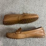 Coach Fredrica Camel Colored Pebble Grain Leather Loafers Flats Size 6.5B Photo 2