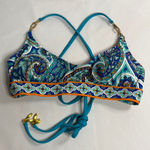 Trina Turk  Vibrant Paisley Bikini Top Photo 0