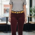 CAbi NWT The Skinny Jeans Vineyard #4509 wine Sizes 18 Photo 0