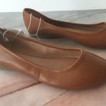 Ballet Flats, Size 6 1/2W Brown Photo 0