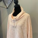 Calvin Klein Cozy Pink Cowl Neck top with front pocket Photo 1