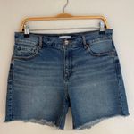 Loft Cut-Off High Rise Denim Shorts NWT Photo 1