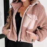 FOR THE REPUBLIC Teddy jacket size medium Photo 0