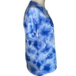 Disney  Mickey Mouse American Flag Stars Stripes Blue Tie Dye size medium t-shirt Photo 1