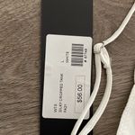 Cute Silky White Cropped Cami Top Size L Photo 3