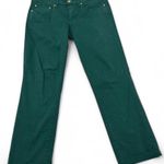 Tory Burch  Ivy Super Skinny Green Pants Size 29 Photo 0