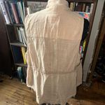 Torrid  cotton gauze light pink 3x drape drawstring waist vest Photo 2