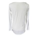 Lululemon  women's white long sleeve stretchy lightweight t-shirt round neckline Photo 3