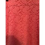 Torrid  1 Women's Coral Lace Floral‎ Mini Pencil Skirt 1x 14-16 Photo 1