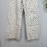 ZARA  The Marine Straight Crop Wide Leg Pants Floral Print size 6 Photo 5