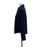 Anatomie Larissa Denim Shirt Long Sleeve Button Down Indigo Dark Blue Small Photo 8