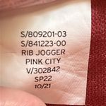 Gap Women’s Cotton Twill Pink City Utility Joggers Lounge Everyday Style Pants Photo 7