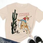 Western Yee Haw Graphic Tee NWT Size L Photo 0