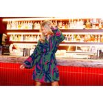 Alden Adair Adele Ribbon Rib Long Sleeve Dress – Size L – NWT Green Size L Photo 1