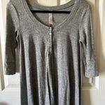 Free People Free‎ People Beach Women’s Gray Drippy Hi Low Hem Jersey Tunic Dress Size Small Photo 9