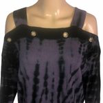 Rock & Republic Tie Dye Cold Shoulder Sweater Photo 3