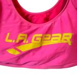 LA Gear Neon Pink Bikini | Sports Bra Top Pink Size 2X Photo 1