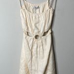 Faithfull the Brand NWT  Linen Cut-Out Mini Dress Zuma Size 10/XL Photo 1