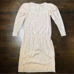 Gunne Sax Scott McLintock Vintage Light Pink Floral Lace Long Sleeve Dress Photo 5