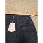 3.1 Phillip Lim 3.1 PHILLIP LIM Mini Skirt Silk Blend Blue w Black Embroidered Floral sz 6 $395 Photo 8