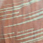 Skechers Pink Graphic Short Sleeve V neck T Shirt L Photo 4
