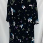 J. Jill WEAREVER COLLECTION WO SIZE XL PETITE Sheath Dress BLACK FLORAL CLEAN Photo 7
