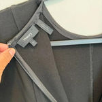 Theory  Onine Oxford Knit Day Dress in Black size 12 Photo 11