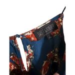Sweet Wanderer Floral Cold Shoulder Blouse Top Blue Rust White Womens Size S Photo 3