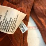 American Eagle  Womens Mini Dress Puff Sleeve Low Back Cottagecore Orange M Photo 4