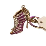 💕5️⃣High heel bag charm im gold a pink Photo 1