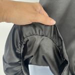 White House | Black Market WHBM Strapless Bubble Hem Dress Sz 2 Black Hoco Holiday Satin Pleats Cocktail Photo 8