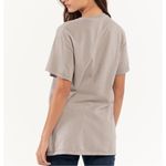 VICI NWOT  Goodie Two Sleeves Oversized Nashville Shirt, Large, Gray Photo 1