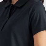 Freely Navy Black Women's Charlie Polo Shirt Size XL Photo 3