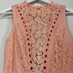 Main Strip Women’s Sleeveless Open Back Lace Mini Dress Pink NWOT Photo 1