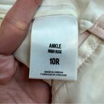 EXPRESS  Women's Paperbag Linen Tapered Leg Ankle Pants Pale Pink 10R 10 Regular Photo 6