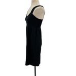 Nation Ltd Harmony Dress Smocked Mini Sleeveless Pima Cotton Black Size Medium Photo 6