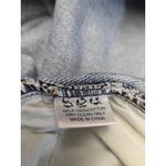 Sea New York Women's High Rise Flare Light Wash Jeans Raw Hem Size 2 100% Cotton Blue Photo 6