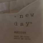 A New Day Women's White One Shoulder Ruffle Lightweight Crop Top Blouse Size M Photo 2