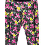 Betsey Johnson | Rose Pattern Crop Athletic Pants Floral Small Workout Leggings Photo 0