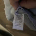 Umgee Boho Blouse Floral Embroidered Off Shoulder Ruffle Gray Sz M Peasant Top Photo 6