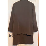 Style & Co . Collection Women's Dress Jacket Greenish Brown Size 12 38 1/2" Long Photo 1