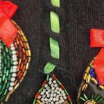 Westbound Vintage  hong kong Blinged out embroidered wool Christmas Sweater med Photo 3